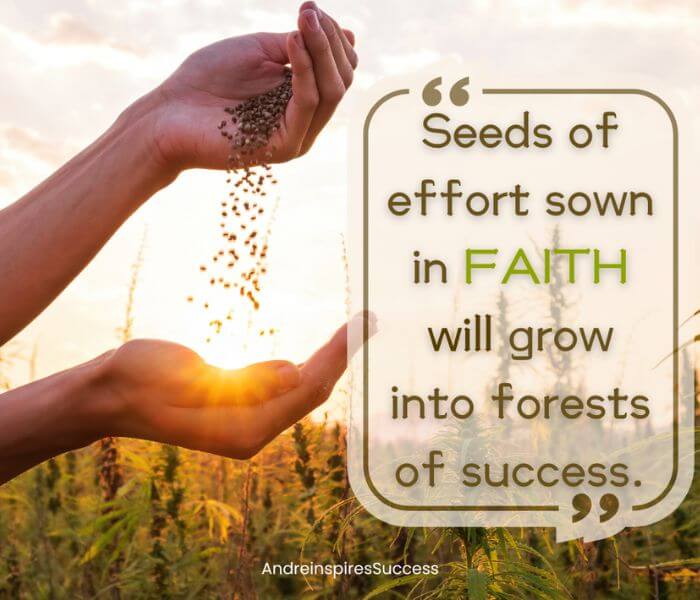 Inspiring Quotes. Sowing seeds