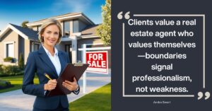 Setting Boundaries in Real Estate. Featured Image