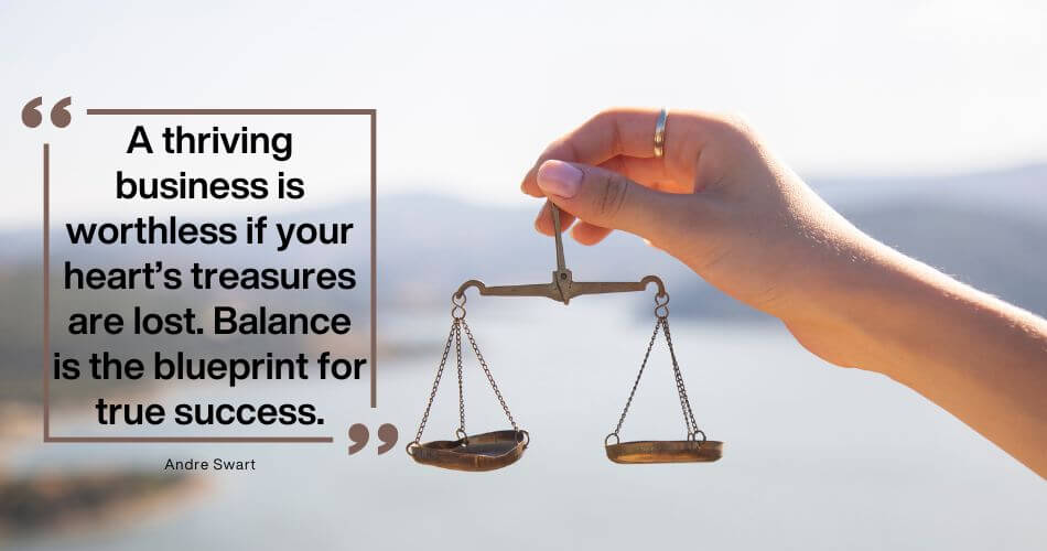 Embrace Purposeful Living. Building balance quote