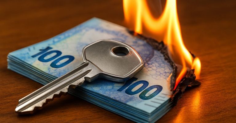 Estate Agent Commission Brackenfell. The featured image for article-R100 notes burning