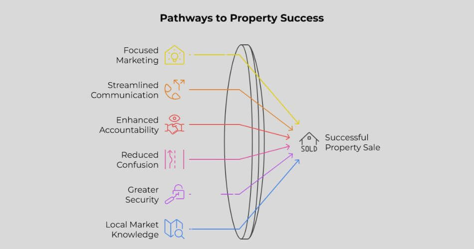 Exclusive Sole Mandate in Brackenfell. Infographic of the benefits of an exclusive sole mandate