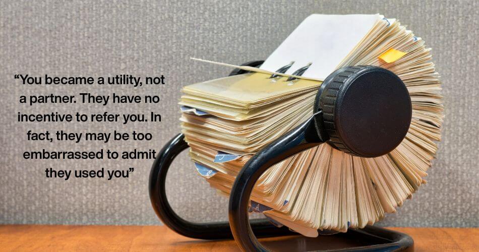 Why Experienced Estate Agents Are Struggling for Leads. Image that represent a system that has been neglected and is now failing.