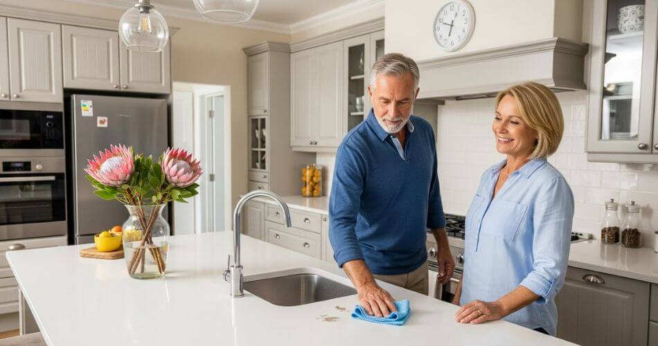 Preparing your home for sale in Brackenfell. Seller repairing minor home issues to remove buyer deal-breakers before listing.