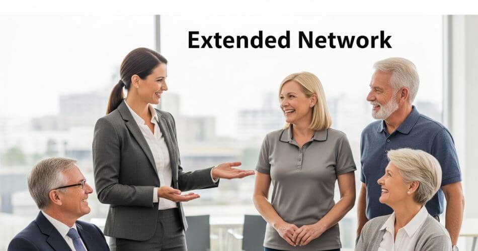 What to look for in a real estate agent. An agent introduces a senior couple to her professional network of specialists.