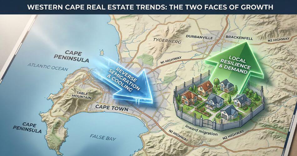 How To Stand Out As A Real Estate Agent. Map showing resilient Northern Suburbs property market.