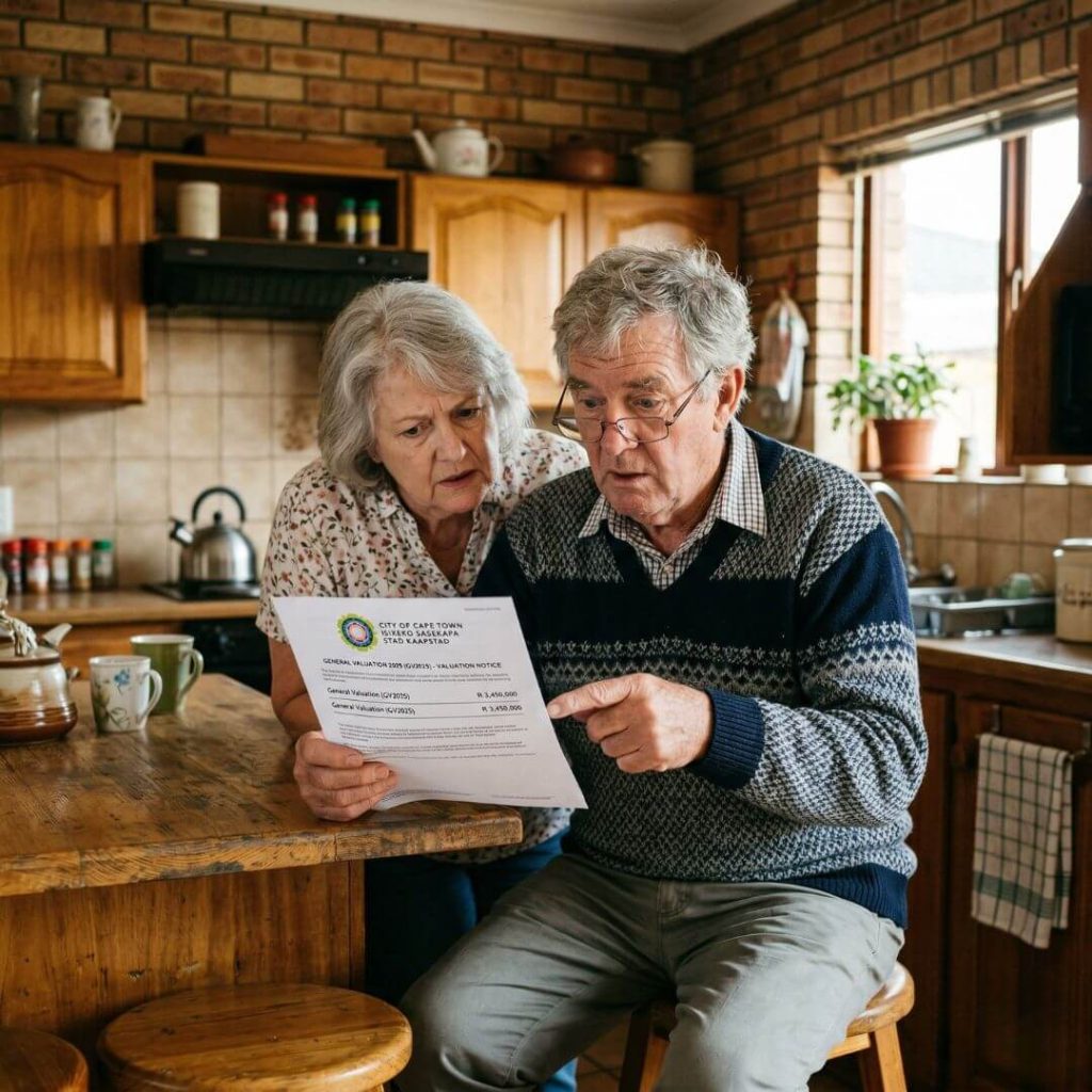 How To Dispute Cape Town Property Valuation. Senior Cape Town couple shocked by GV2025 valuation letter.