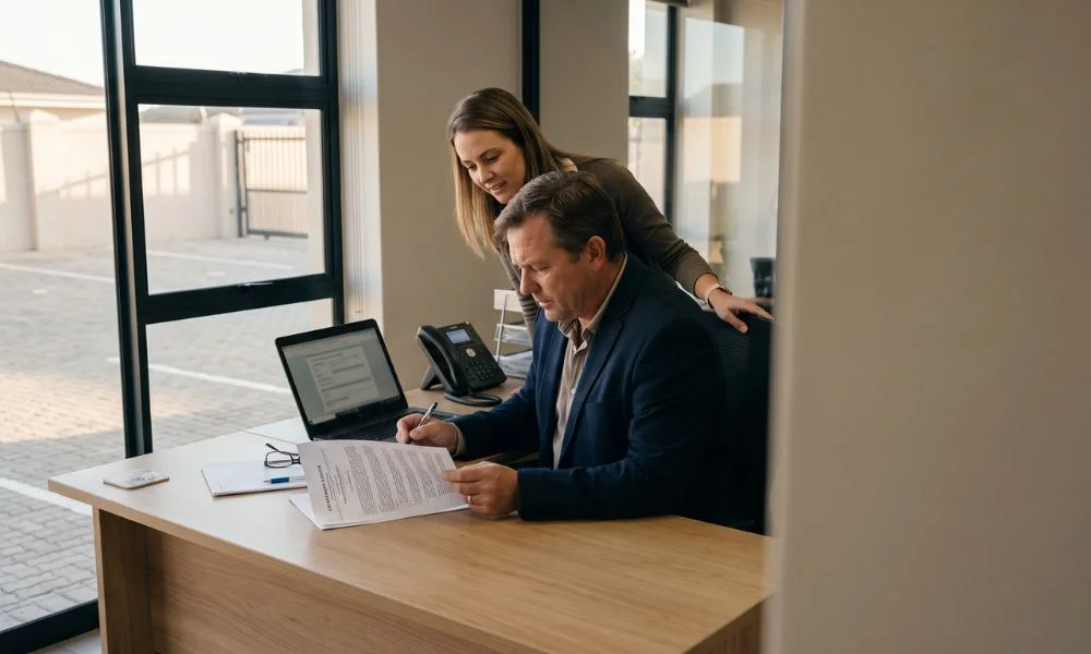 Northern Suburbs estate agents. Estate agency principal reviewing Consumer Protection Act direct marketing regulations