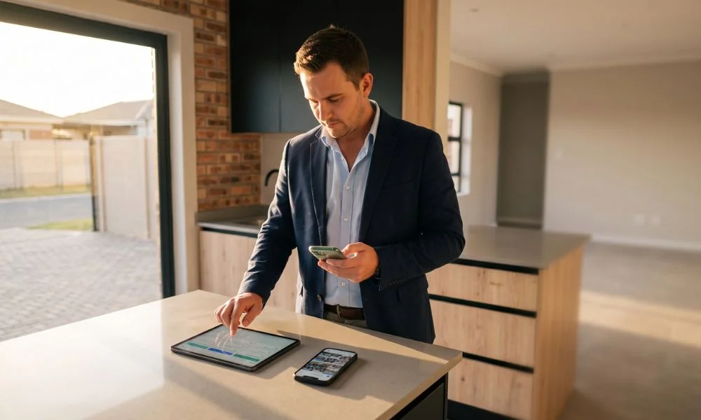 Northern Suburbs estate agents. Estate agent managing a Meta housing ad and automated WhatsApp lead funnel
